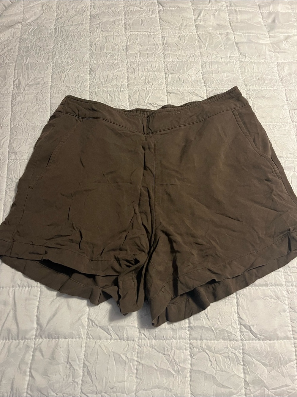 Old Navy Brown High-Waist Pull-On Shorts
